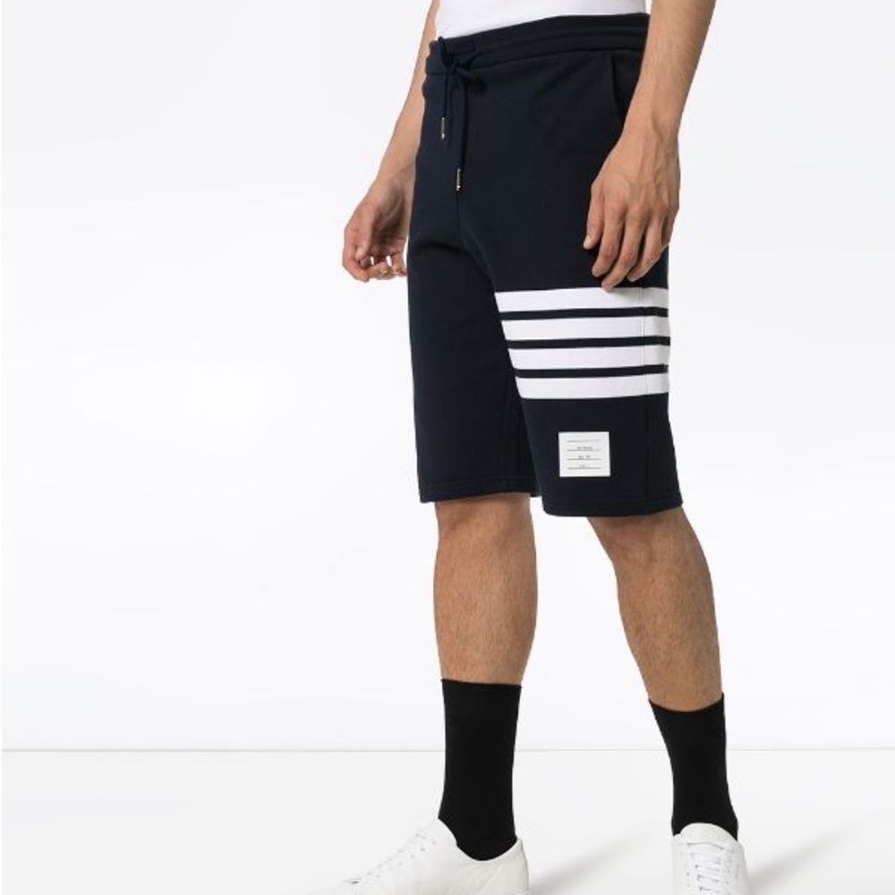 Thom Browne Four Bar Sweat Shorts